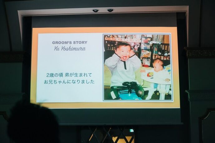 披露宴　プロフィールムービー
