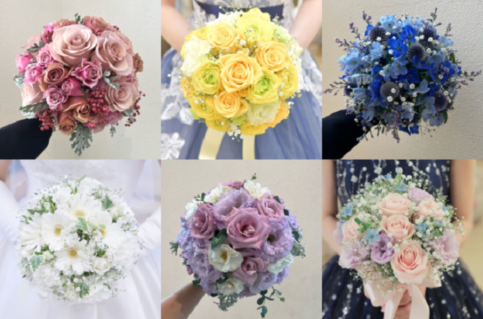 結婚式ブーケの定番♡カラー別ラウンドブーケ10選！【今週のスタスナ