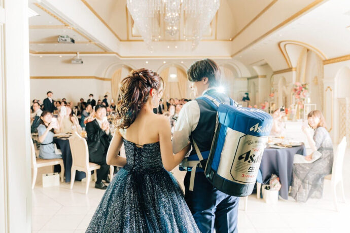 入場シーン（しょいこビール）