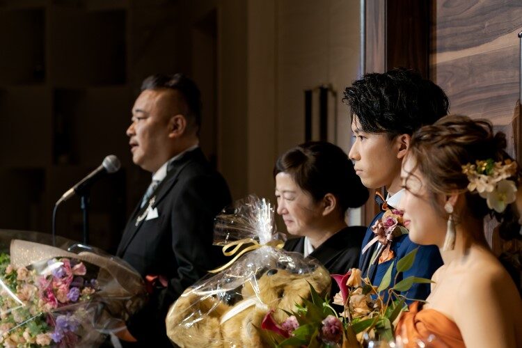 【例文紹介】新郎新婦の父による結婚式の挨拶（謝辞）
