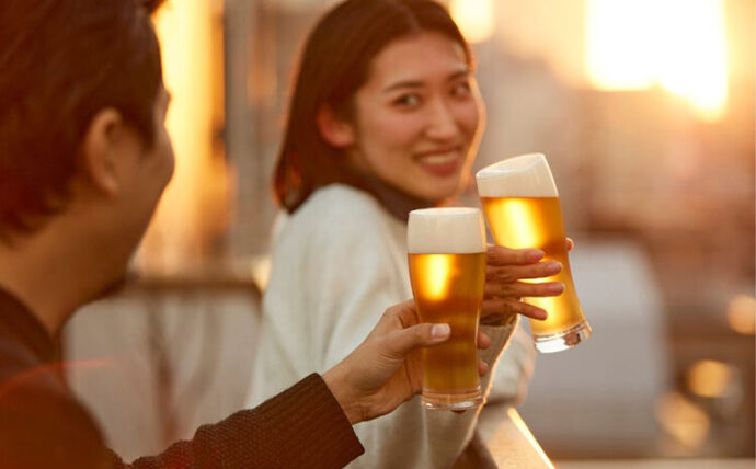 入籍日の過ごし方(ビールで乾杯)
