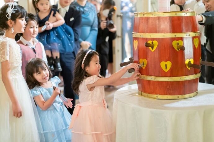結婚式の珍しい演出