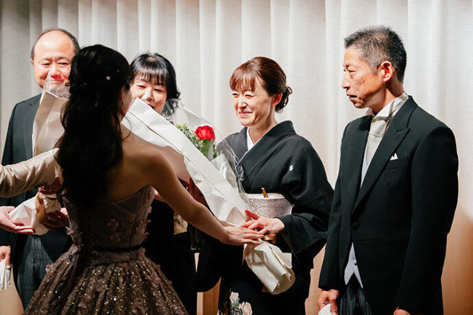 アニヴェルセル表参道の披露宴会場