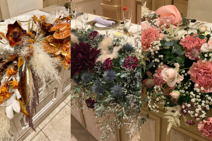 秋の結婚式に♡くすみカラーがおしゃれな装花10選【今週のスタスナ 