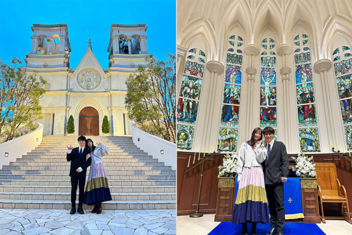 TATSUさんと足立梨花さんの結婚式レポート