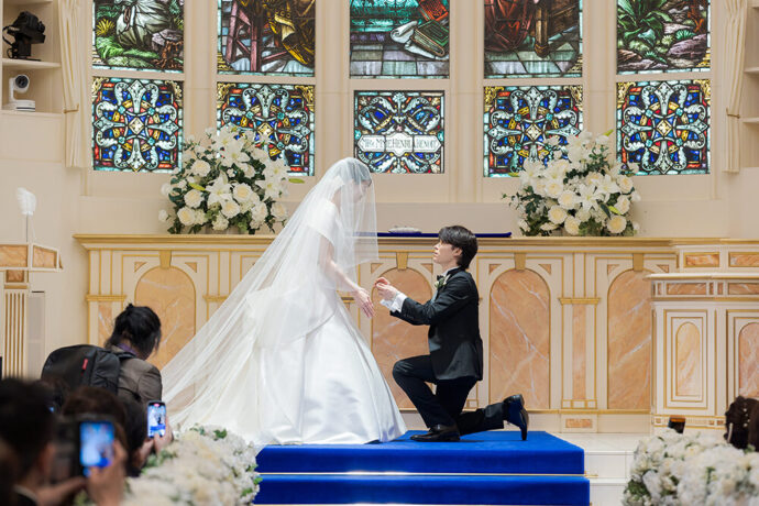 TATSUさんと足立梨花さんの結婚式レポート