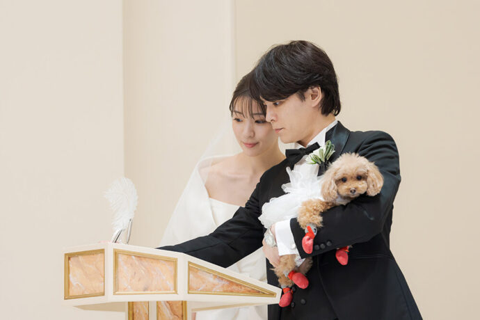 TATSUさんと足立梨花さんの結婚式レポート