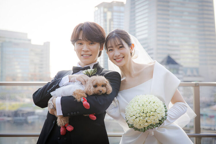 【WEDDING REPORT】こだわり満載!愛犬もゲストもみんなで楽しく過ごす結婚式