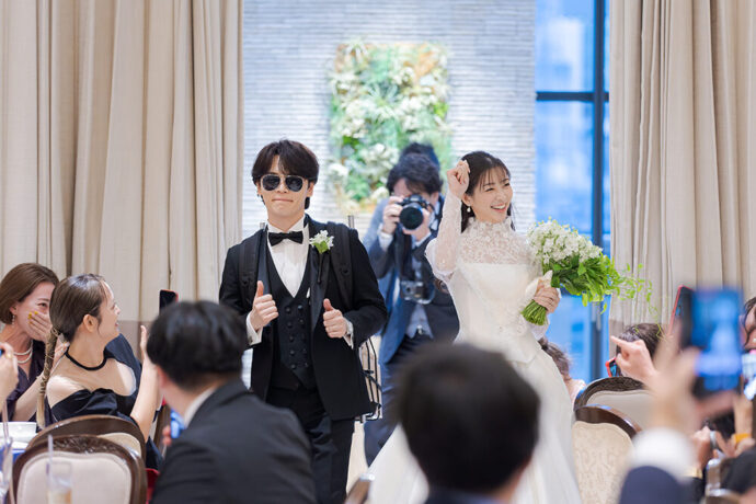 TATSUさんと足立梨花さんの結婚式レポート