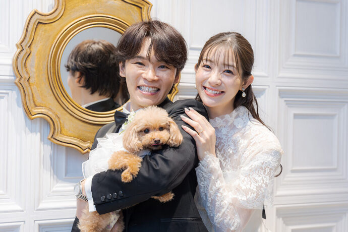 TATSUさんと足立梨花さんの結婚式レポート