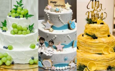 夏の結婚式におすすめ♡さわやかなウェディングケーキアイデア10選【今週のスタスナ】