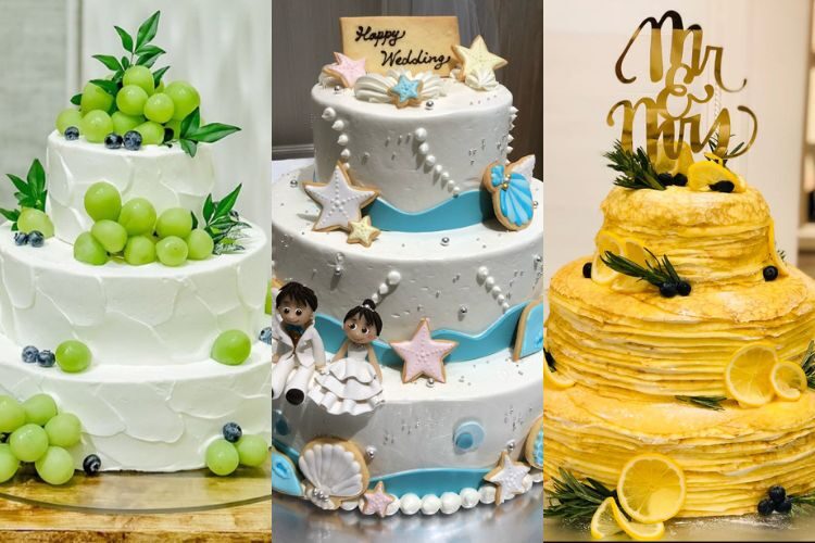 夏の結婚式におすすめ♡さわやかなウェディングケーキアイデア10選【今週のスタスナ】