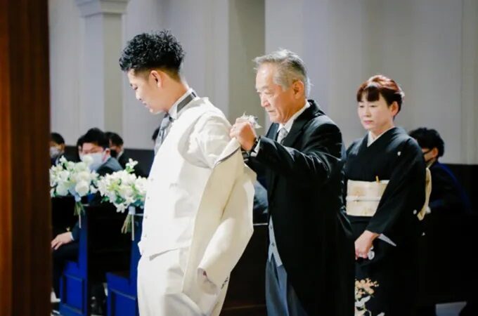 結婚式のジャケットセレモニーの演出