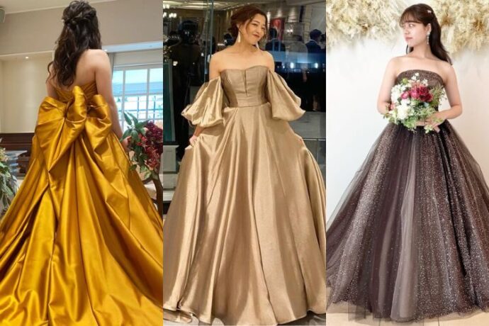 秋の結婚式にぴったりのカラーは？トレンドカラードレス10選【今週の