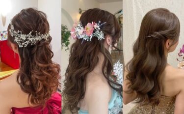 お花やリボンなどのアクセサリーもおすすめ！花嫁ハーフアップヘア10選【今週のスタスナ】