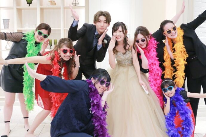 結婚式のライブ風の演出