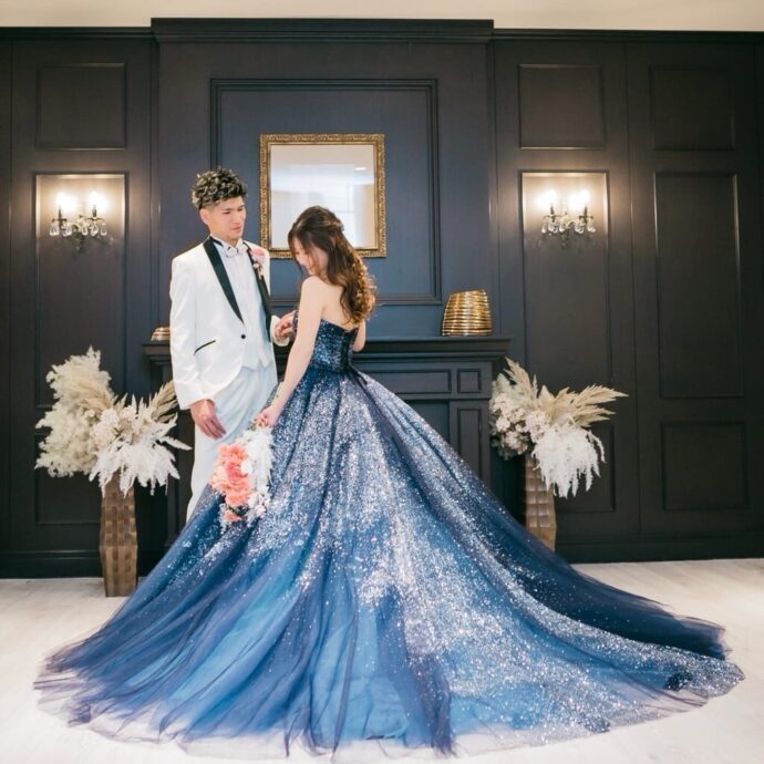 カラードレスのトレンド！人気のグリッタードレス10選【今週のスタスナ  