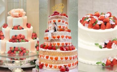 シンプル派？ゴージャス派？いちごのおしゃれなウェディングケーキ10選【今週のスタスナ】