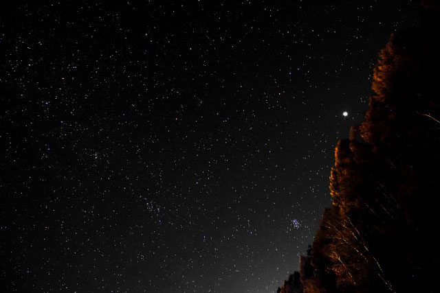 冬のおすすめデートプラン（天体観測）