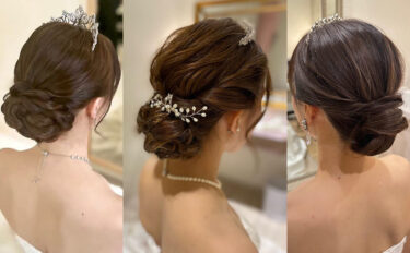 シニヨン×ティアラの花嫁ヘアアレンジ10選♡王道からトレンドまで【今週のスタスナ】