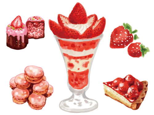 苺のスイーツ
