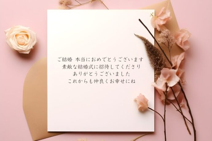 結婚祝い　メッセージ