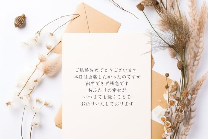 結婚祝い　メッセージ