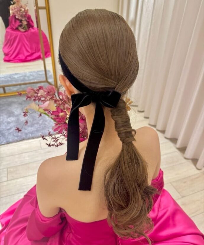 お色直し　ヘアアクセサリー
