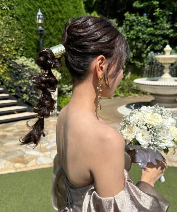 お色直し　ヘアアクセサリー