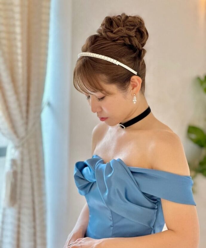 お色直し　ヘアアクセサリー