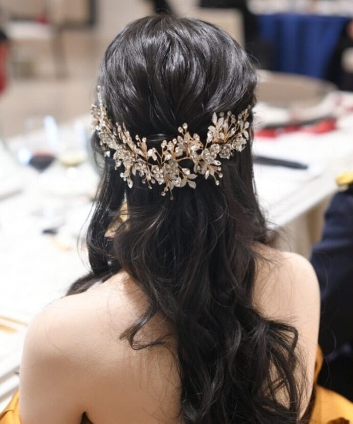 お色直し　ヘアアクセサリー