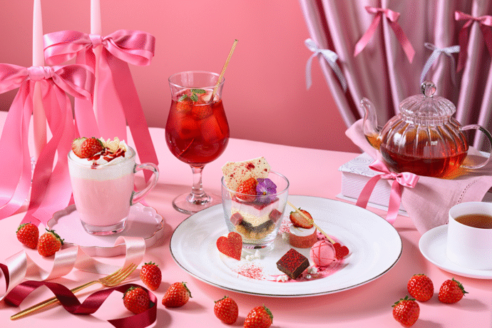 アニヴェルセルカフェ みなとみらい横浜「Strawberry Sweets Collection」