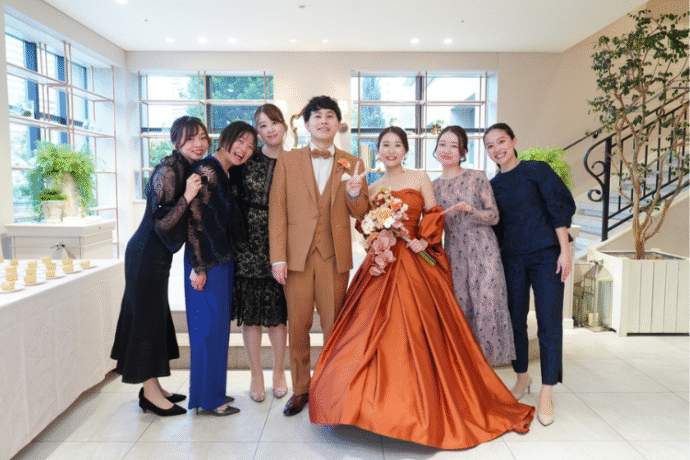 結婚式　秋コーディネート