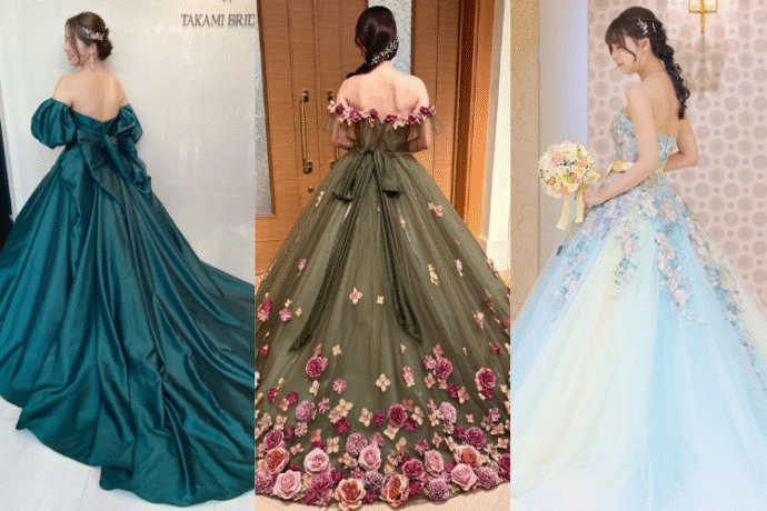 ミントやエメラルドなど人気のグリーンドレス6選♡ナチュラル結婚式に 