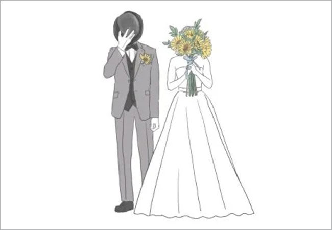 婚姻届の記念ショット