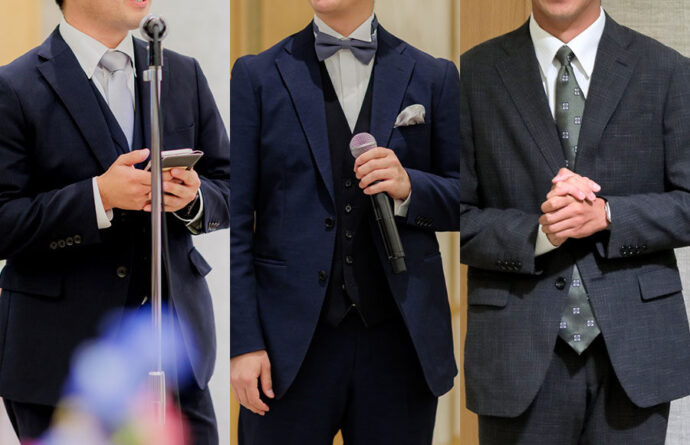 結婚式の男性の服装（ダークスーツ）
