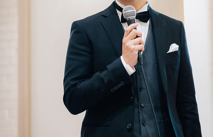 結婚式の男性の服装（ブラックスーツ）
