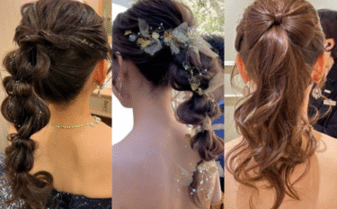 アップポニーテールの花嫁ヘア10選♡高めアレンジ＆玉ねぎヘアも【今週のスタスナ】