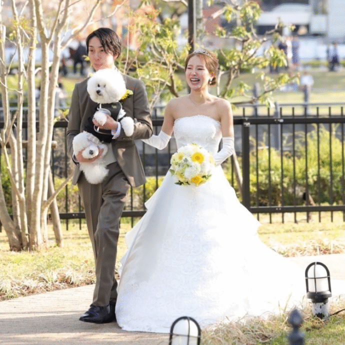 ③アフターセレモニーを愛犬と一緒に！