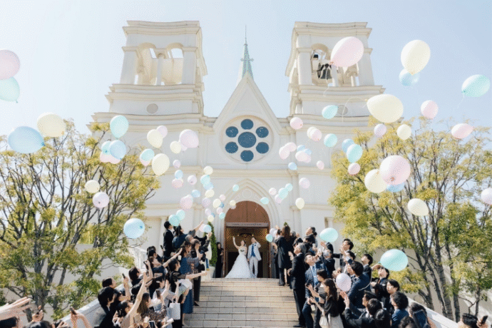 ④ ゲスト参加型セレモニー！バルーンリリース