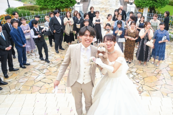 ③ アフターセレモニー！プレゼントトス