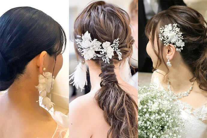 花モチーフのウェディングアクセサリー10選！おすすめはホワイトや