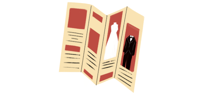 結婚式場の資料