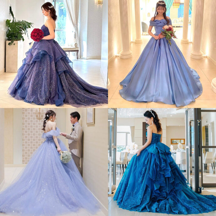 カラードレス人気ランキング（ブルー）