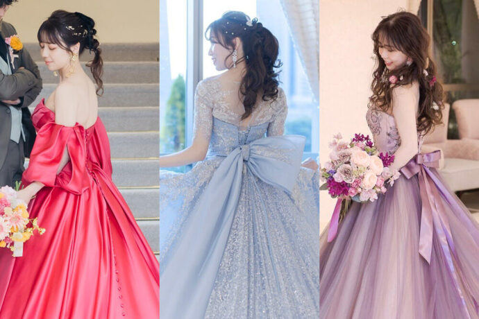 結婚式のカラードレス人気色ランキングTOP7！失敗しないドレス選びの