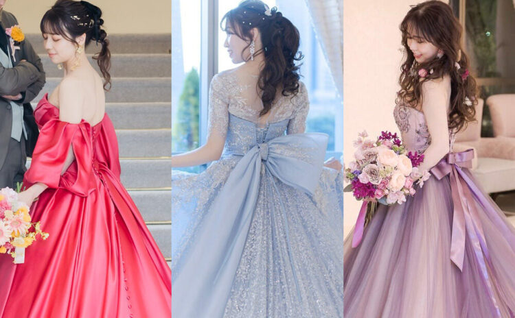 結婚式のカラードレス人気色ランキングTOP７！失敗しないドレス選びのコツは？
