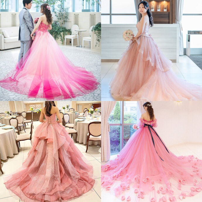 カラードレス人気ランキング（ピンク）