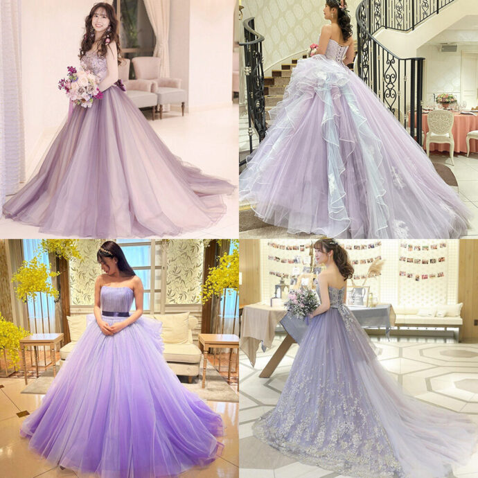 カラードレス人気ランキング（パープル）