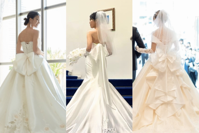 バックリボンが魅力♡後ろ姿まで可愛いウェディングドレス10選【今週の