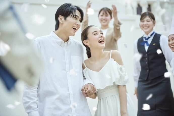 ブライダルフェア体験レポート＿フラワーシャワー